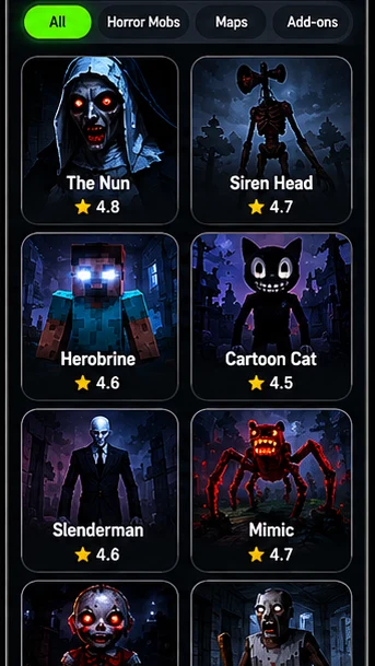 Horror Mods for Minecraft PE screenshot