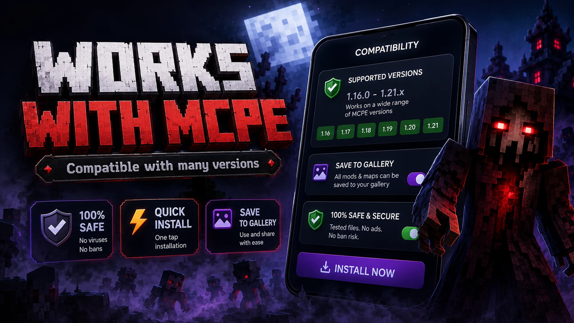 Horror Mods for Minecraft PE screenshot