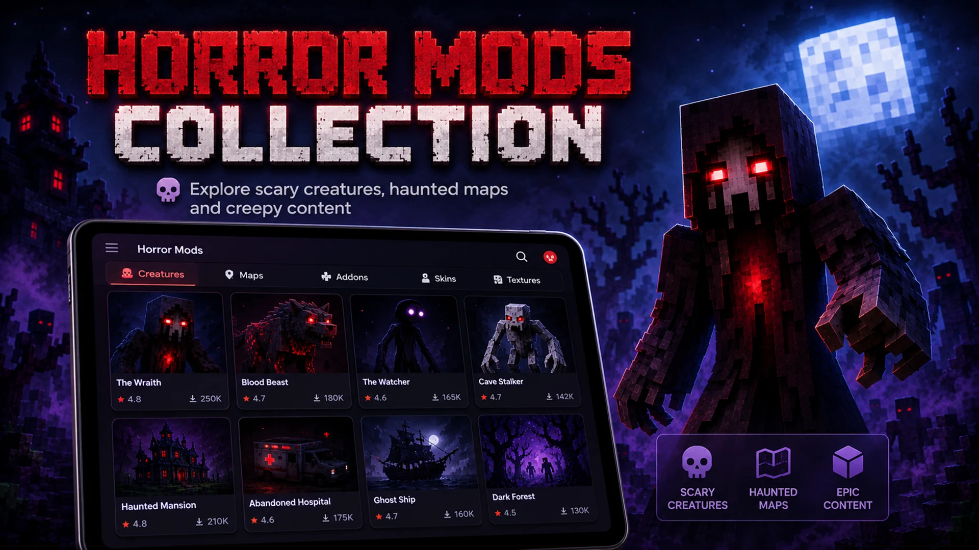 Horror Mods for Minecraft PE screenshot